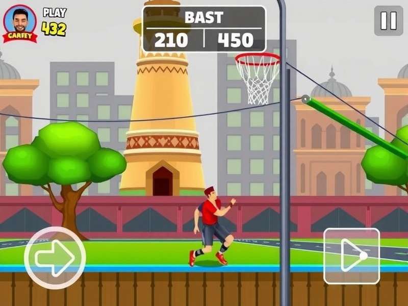 Dunk Frenzy India Gameplay Screenshot